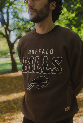 Buffalo Bills Heavyweight Crewneck - Cocoa