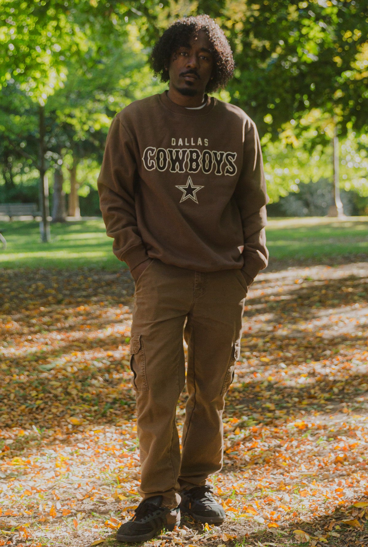 Dallas Cowboys Heavyweight Crewneck - Cocoa