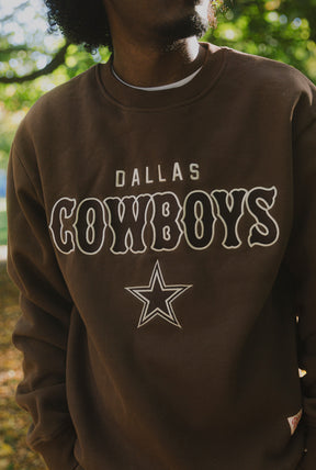 Dallas Cowboys Heavyweight Crewneck - Cocoa