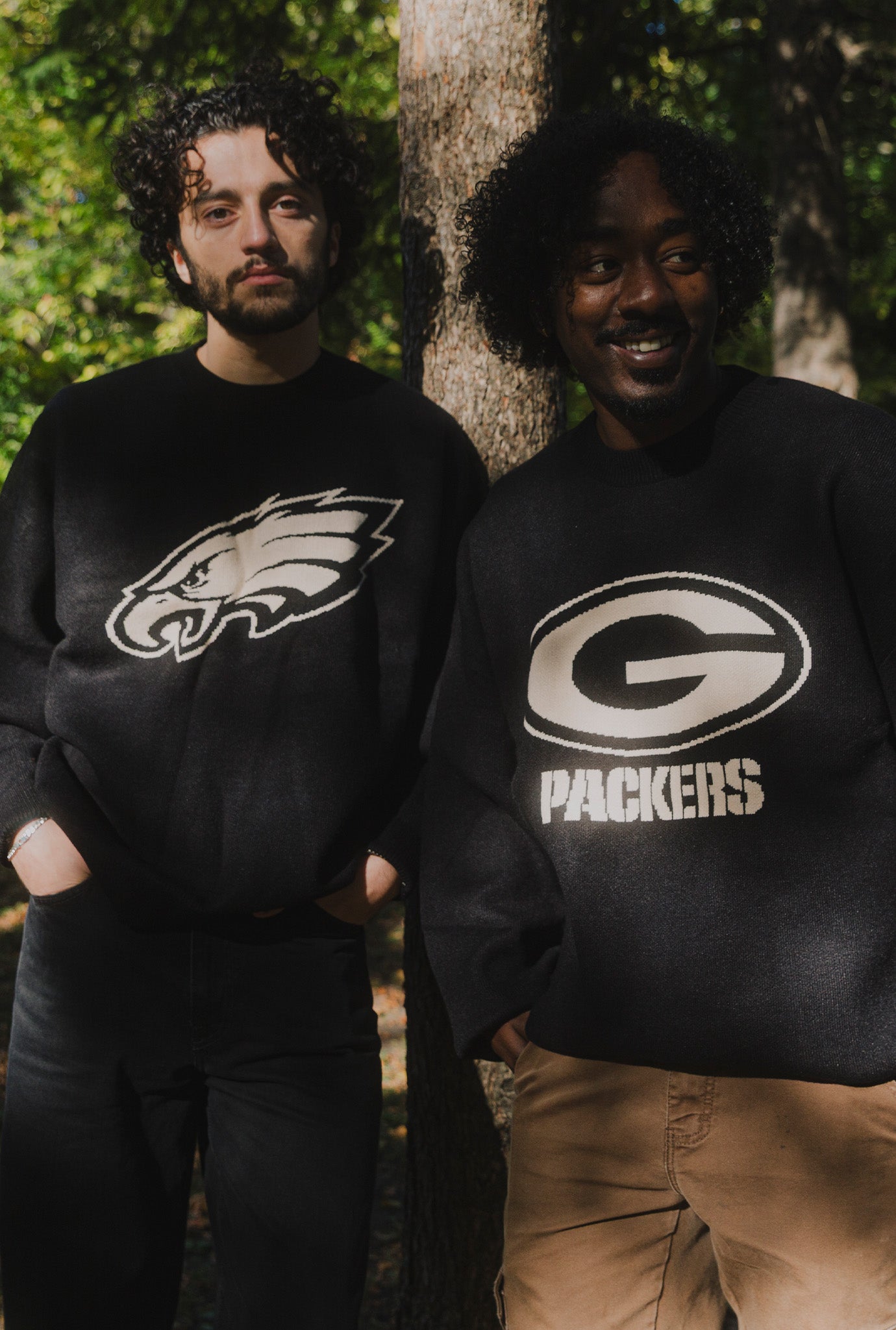Green Bay Packers Knit Sweater - Black