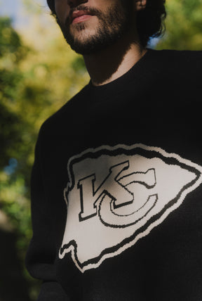 Kansas City Chiefs Knit Sweater - Black
