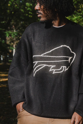 Buffalo Bills Knit Sweater - Black