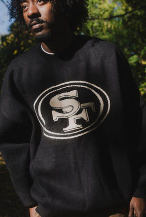 San Francisco 49ers Knit Sweater - Black