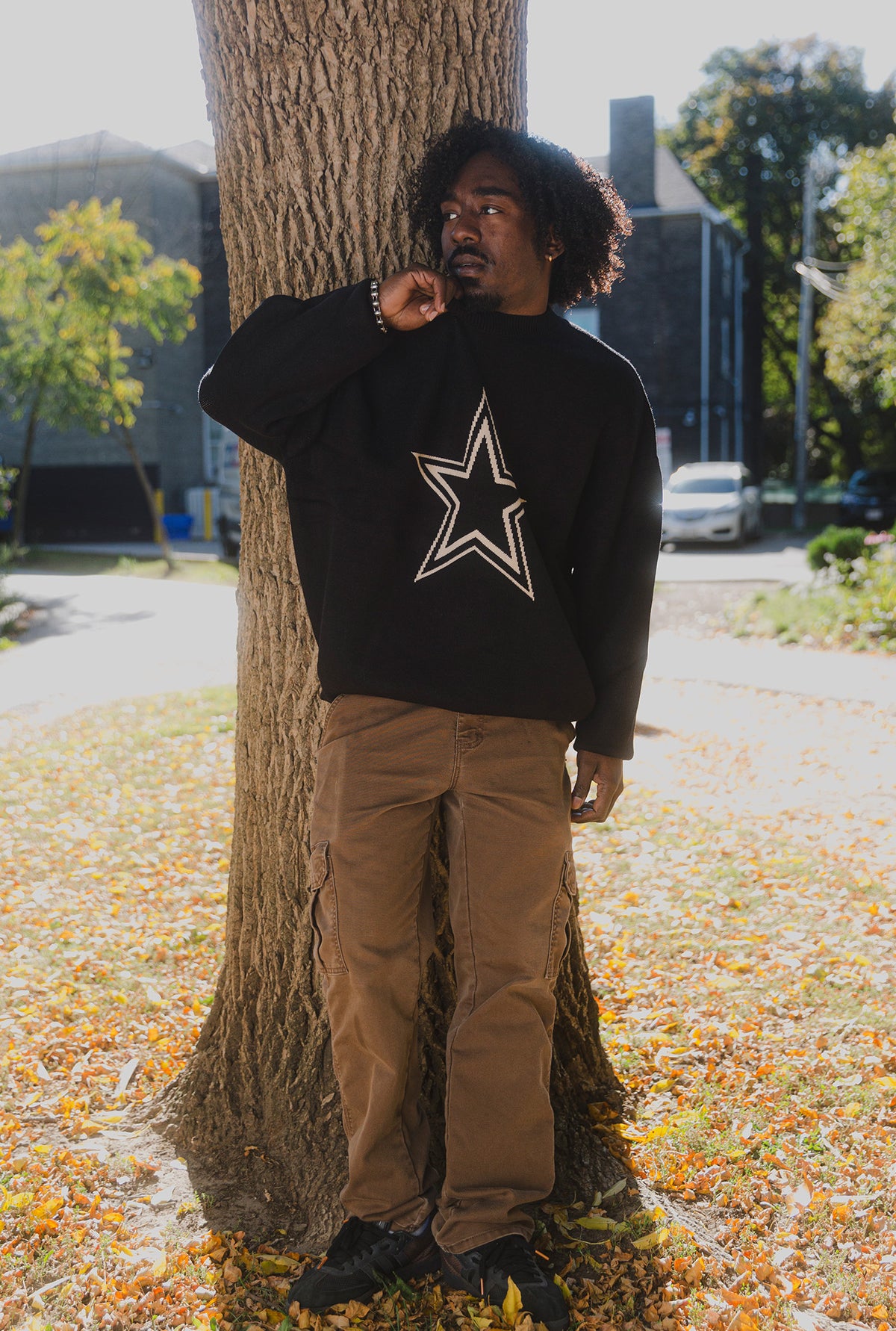 Dallas Cowboys Knit Sweater - Black