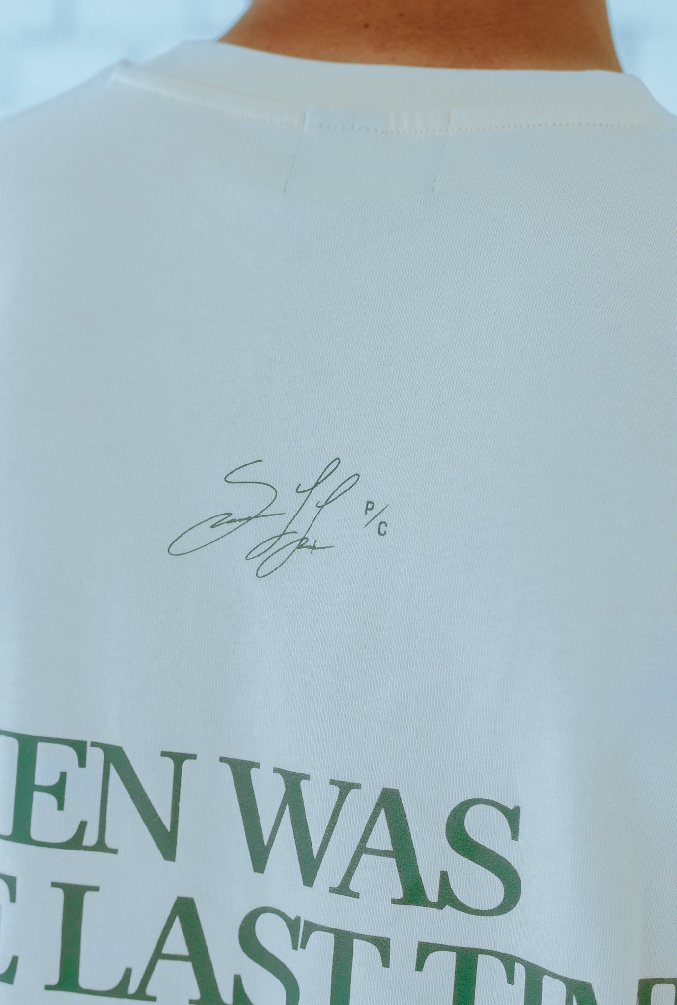 P/C x Sebastian Lletget Heavyweight T-Shirt - Ivory