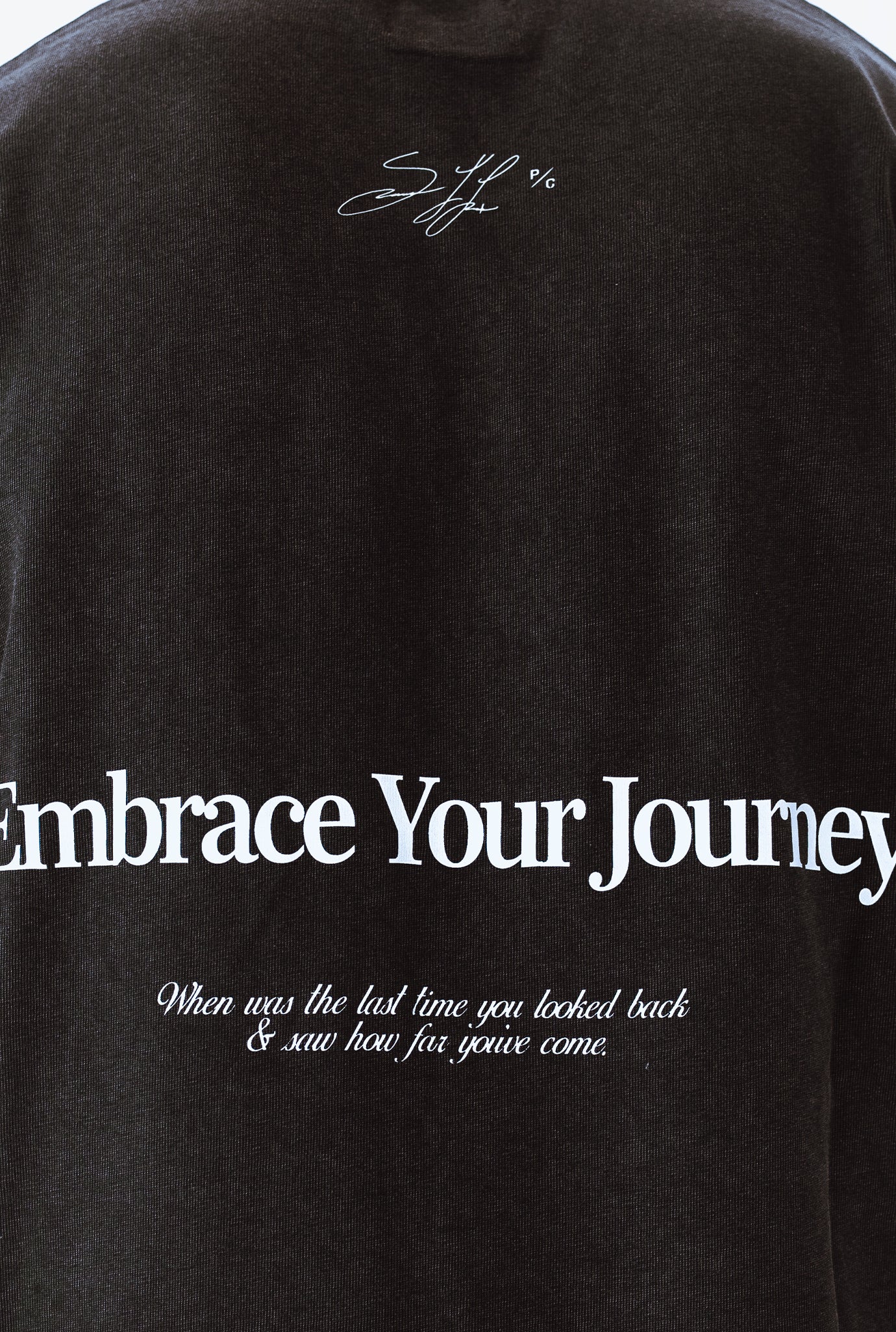 P/C x Sebastian Lletget Heavyweight T-Shirt - Off Black