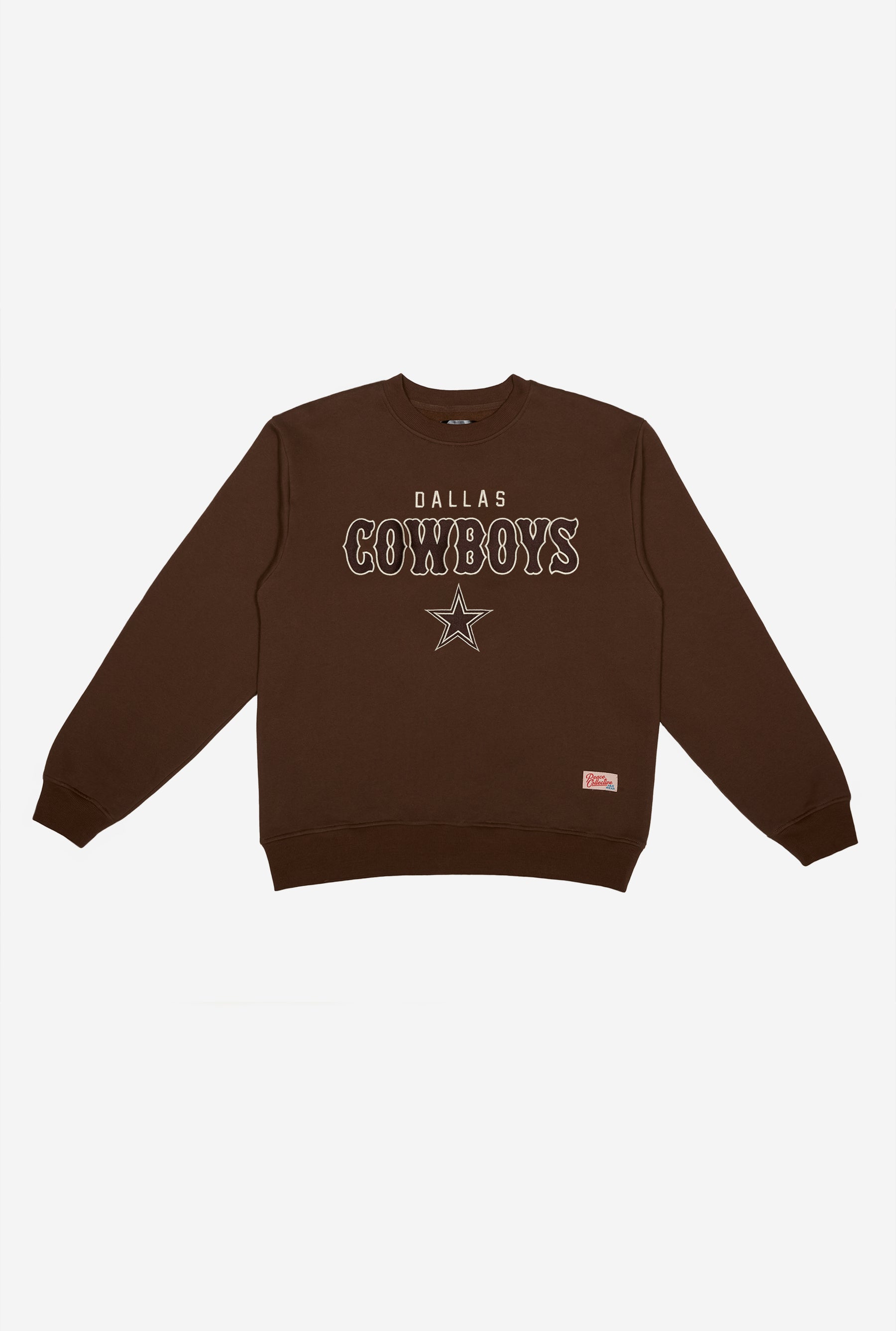 Dallas Cowboys Heavyweight Crewneck - Cocoa