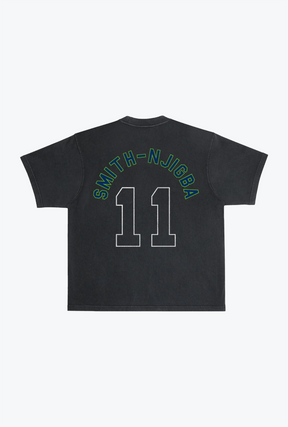 Jaxon Smith-Njigba Heavyweight Garment Dyed T-Shirt - Black