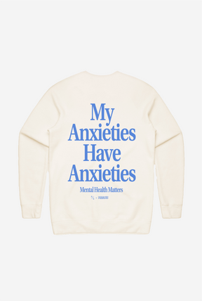 Peanuts My Anxieties have Anxieties Crewneck - Ivory