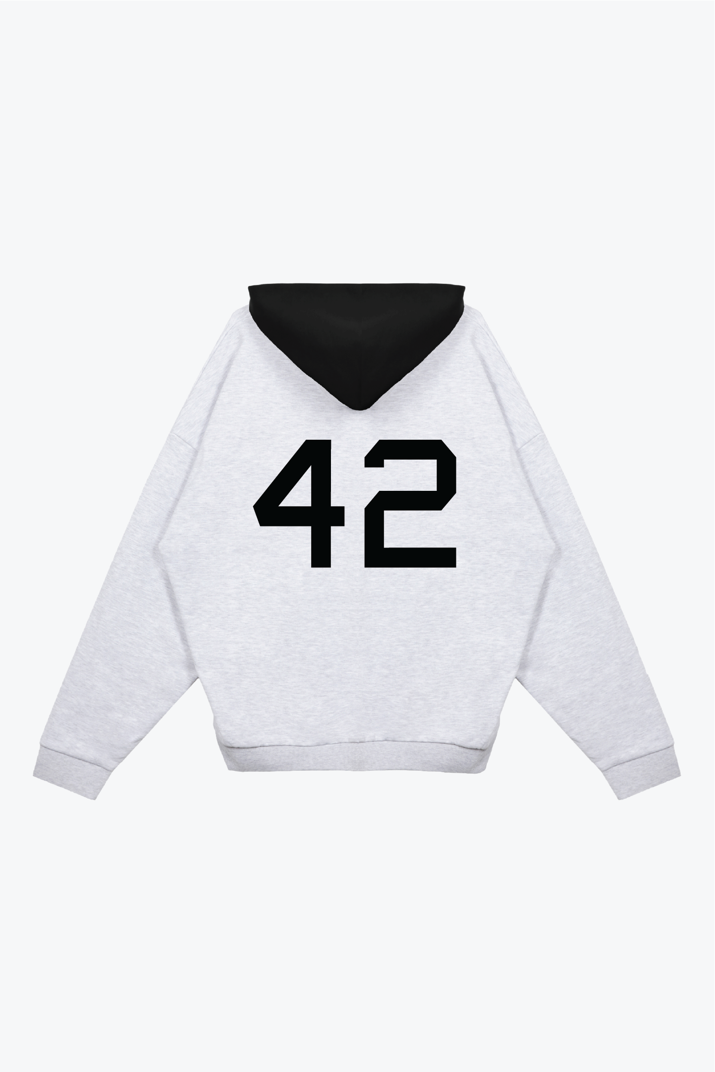 P/C x Jackie Robinson Colour Block Heavyweight Hoodie - Ash
