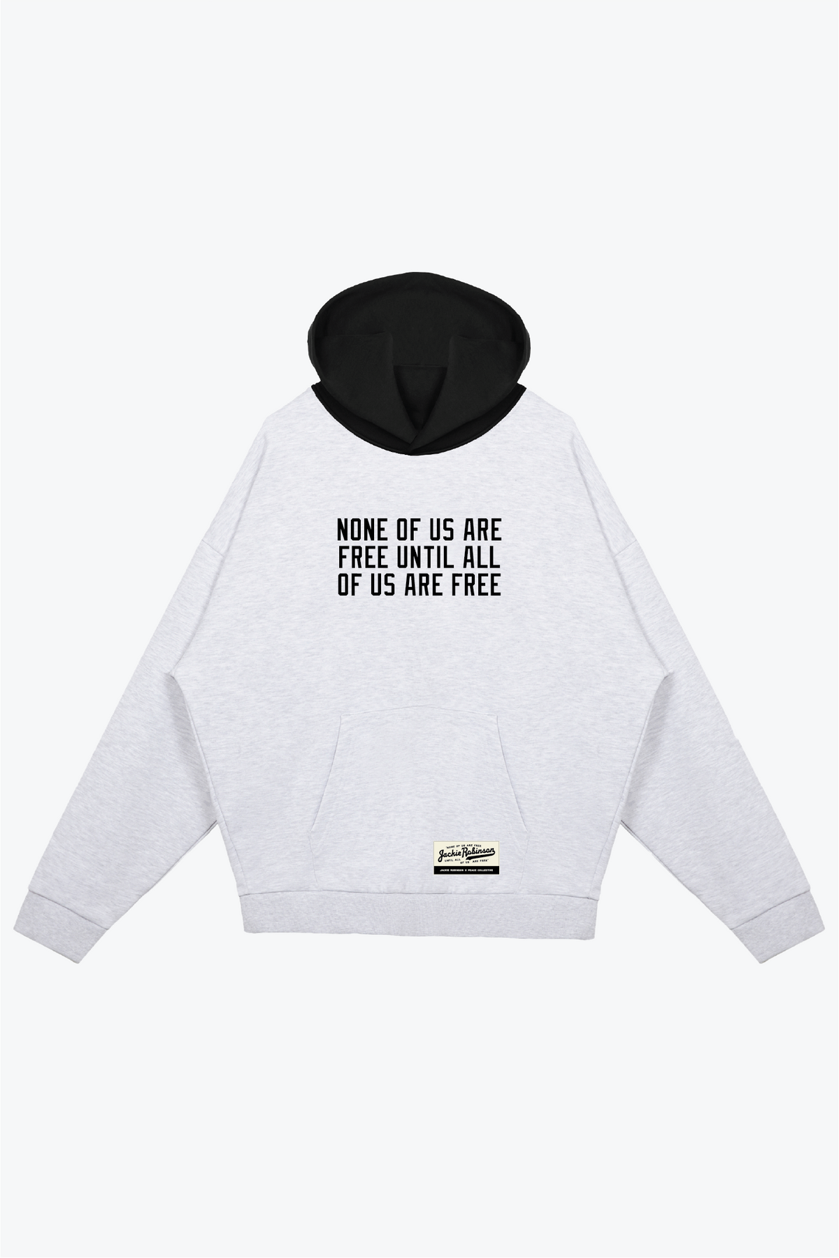 P/C x Jackie Robinson Colour Block Heavyweight Hoodie - Ash