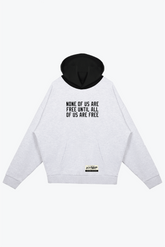 P/C x Jackie Robinson Colour Block Heavyweight Hoodie - Ash