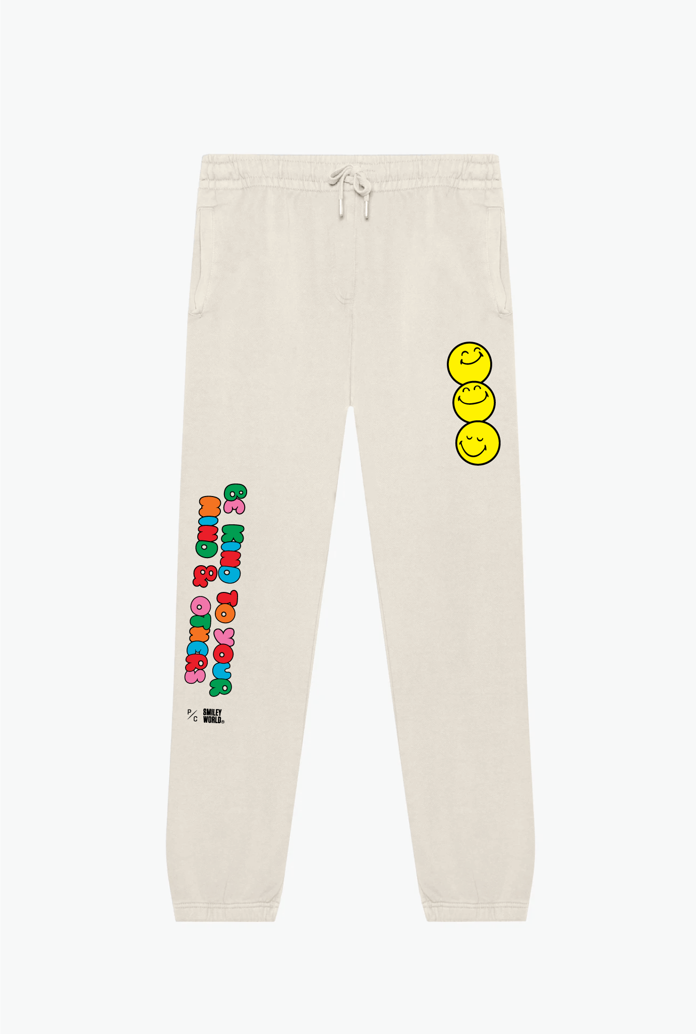 P/C x SmileyWorld Be Kind To Your Mind & Others Heavyweight Jogger - Ivory