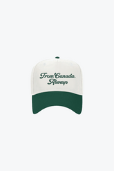 P/C x John Tavares From Canada Two Tone A-Frame Cap - Forest Green / Ivory