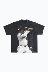 Juan Soto Heavyweight Garment Dyed T-Shirt - Black