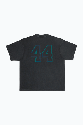 Julio Rodríguez Heavyweight Garment Dyed T-Shirt - Black