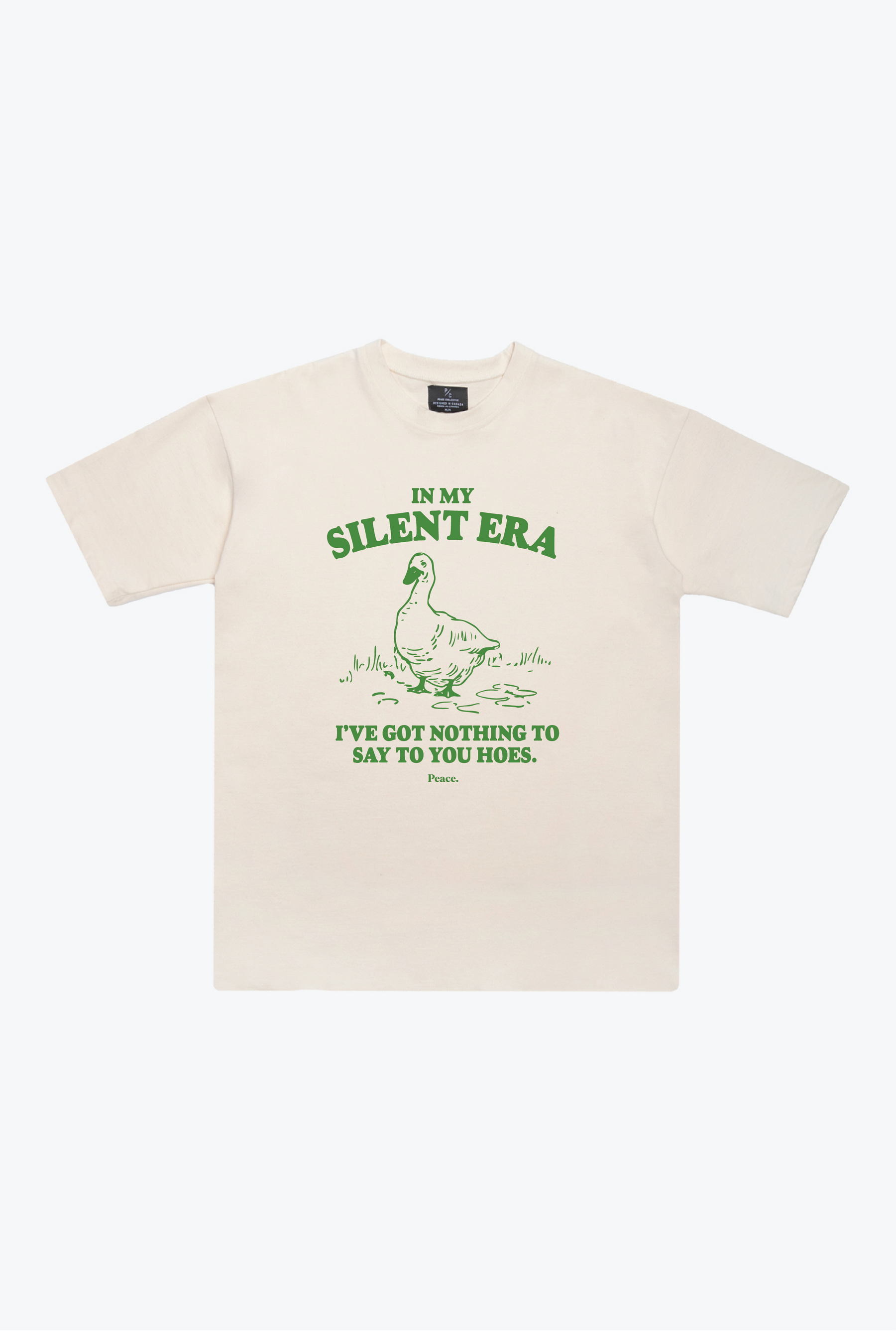 In My Silent Era Heavyweight T-Shirt - Ivory