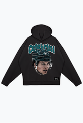 Macklin Celebrini Relaxed Hoodie - Black