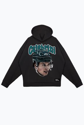 Macklin Celebrini Relaxed Hoodie - Black