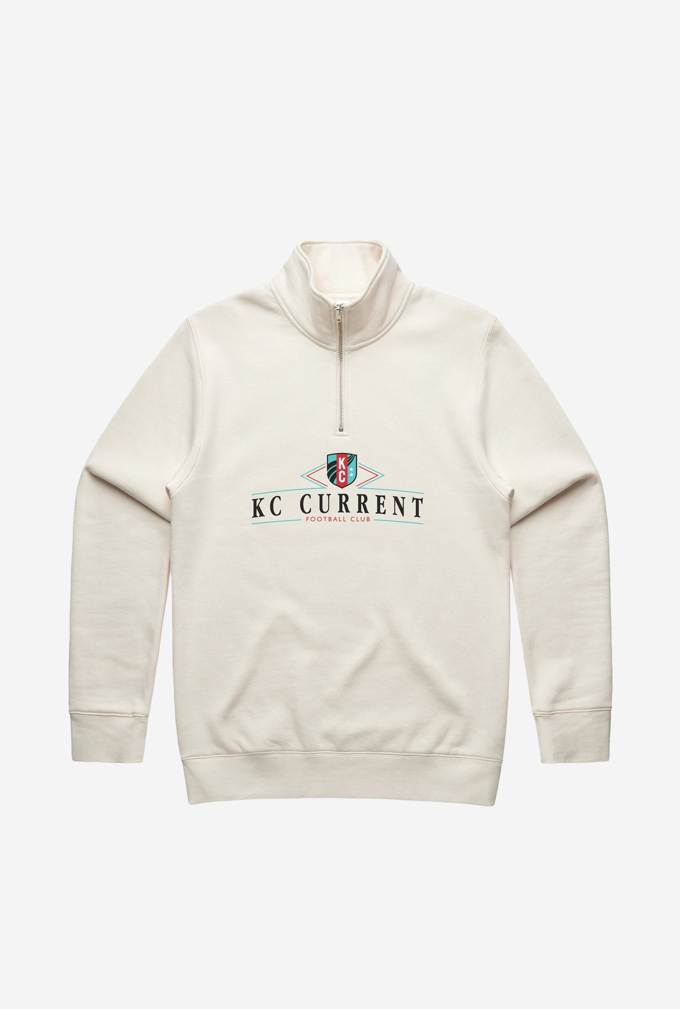 Kansas City Current Vintage Quarter Zip - Ivory
