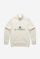 Kansas City Current Vintage Quarter Zip - Ivory