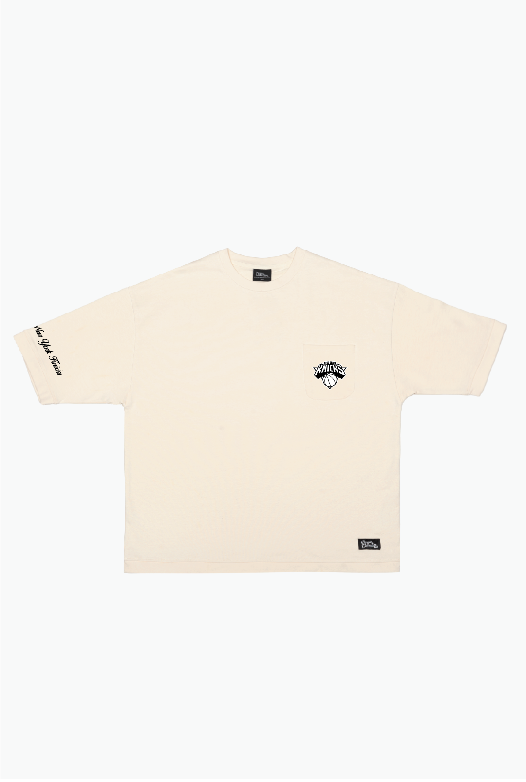 New York Knicks Preppy Heavyweight Pocket T-Shirt - Ivory