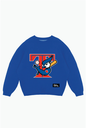 Toronto Blue Jays Vintage Knit Sweater - Royal