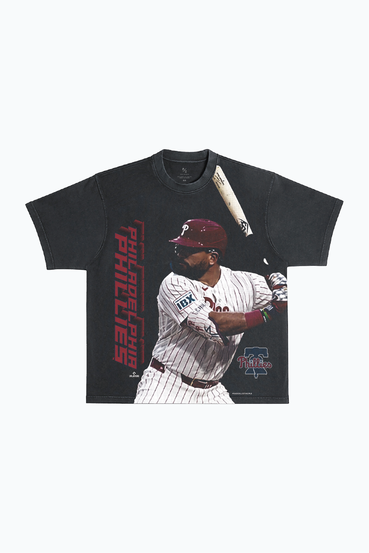 Kyle Schwarber Heavyweight Garment Dyed T-Shirt - Black