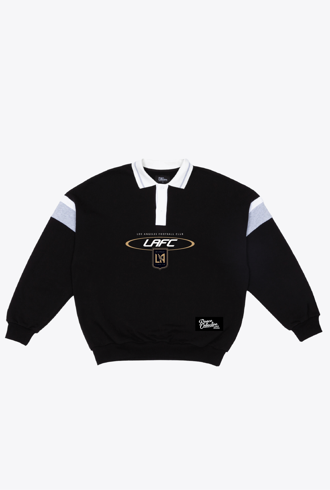 Los Angeles FC Oversized Rugby - Black / Grey