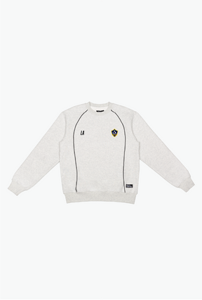 Los Angeles Galaxy Heavyweight Piping Crewneck - Ash