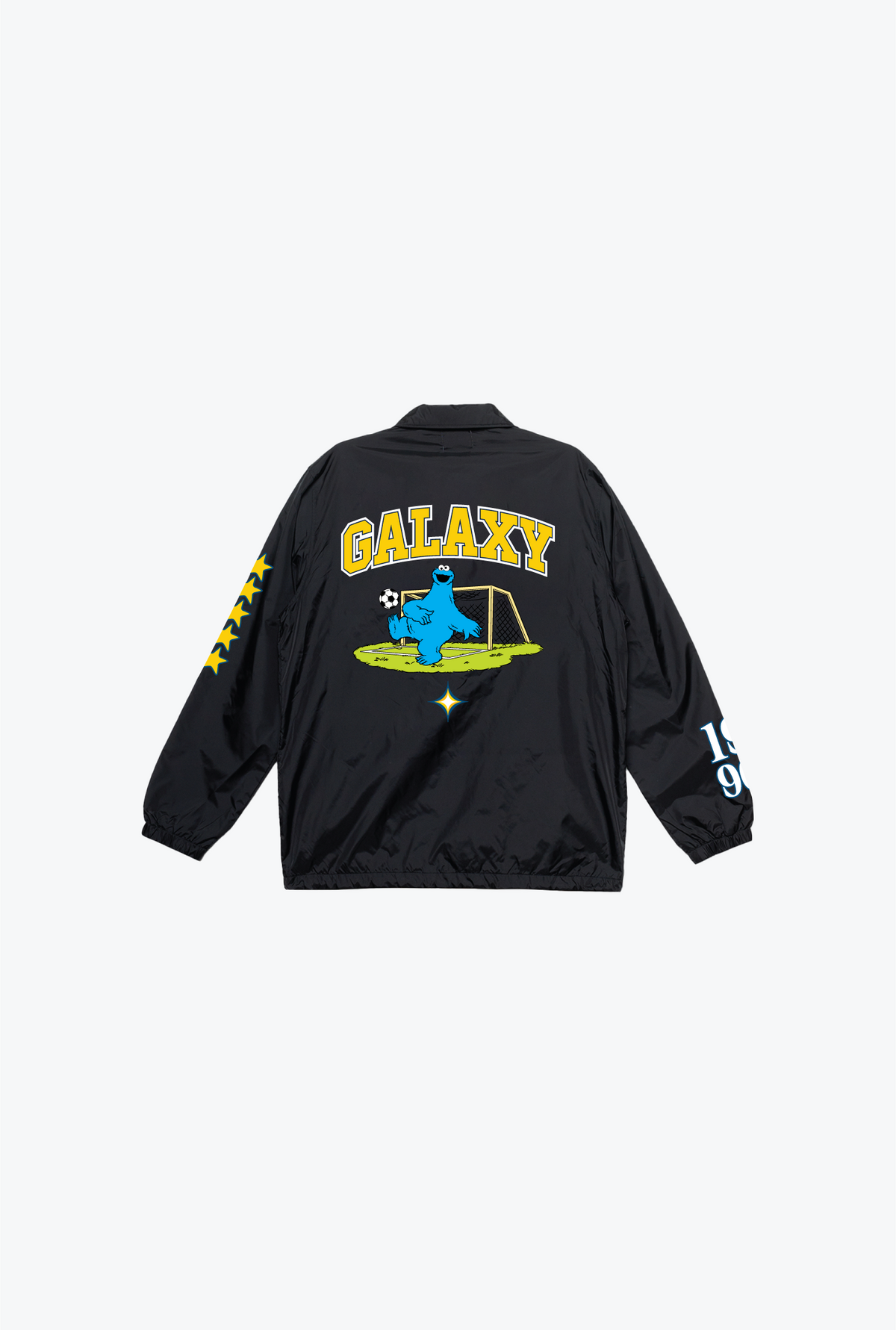 Los Angeles Galaxy Sesame Street Kids Coach Jacket - Black