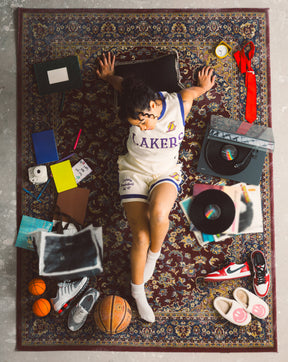 Los Angeles Lakers Knit Basketball Jersey - Ivory