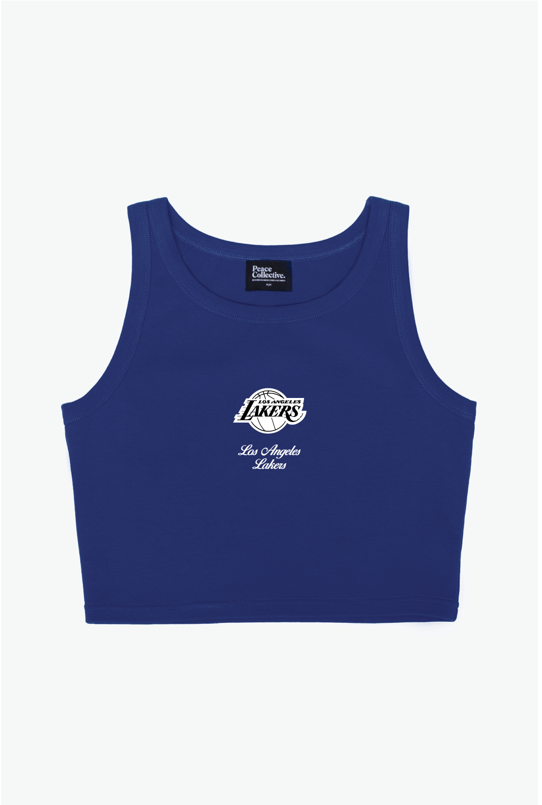 Los Angeles Lakers Cropped Tank - Purple
