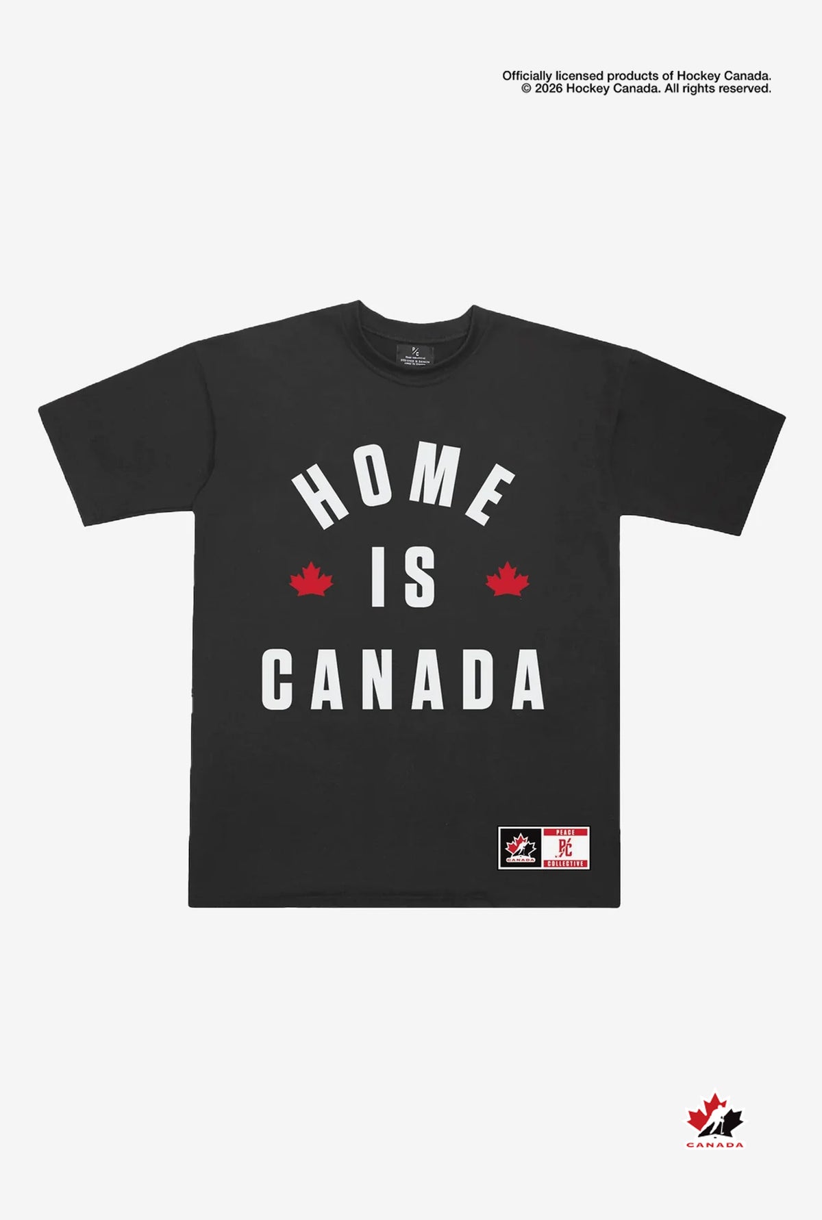 P/C x Hockey Canada Vintage Heavyweight T-Shirt - Black