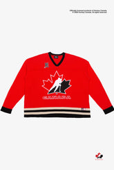 Suéter de punto de Hockey Canadá - Roja