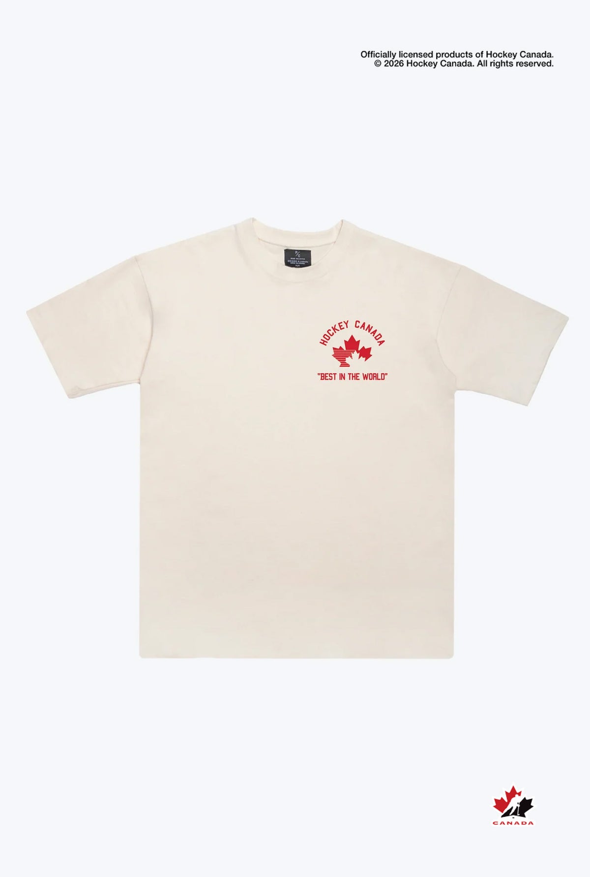 Hockey Canada Heavyweight T-Shirt - Ivory