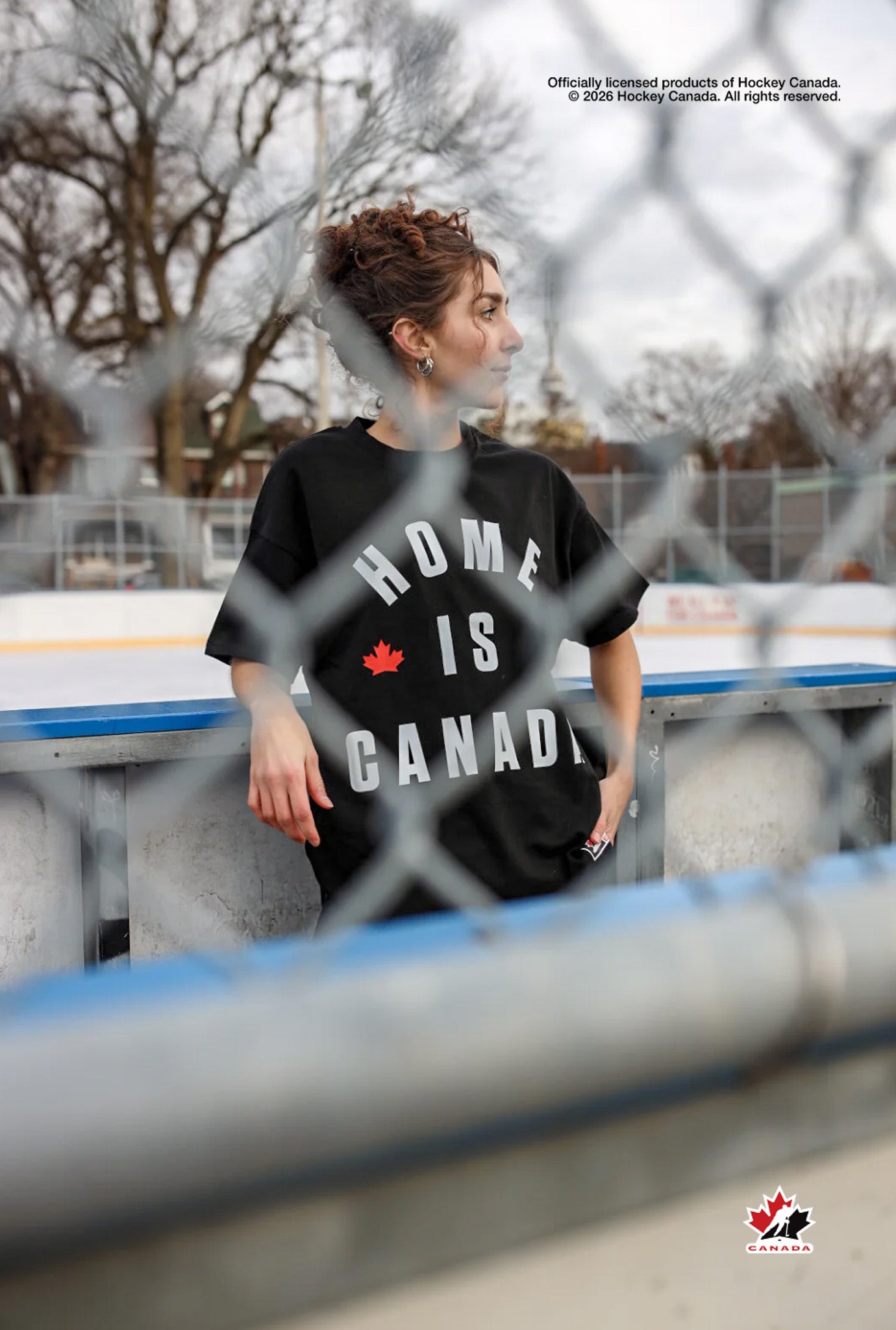 P/C x Hockey Canada Vintage Heavyweight T-Shirt - Black