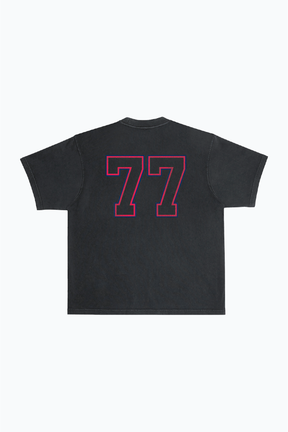 Louis Varland Heavyweight Garment Dyed T-Shirt - Black