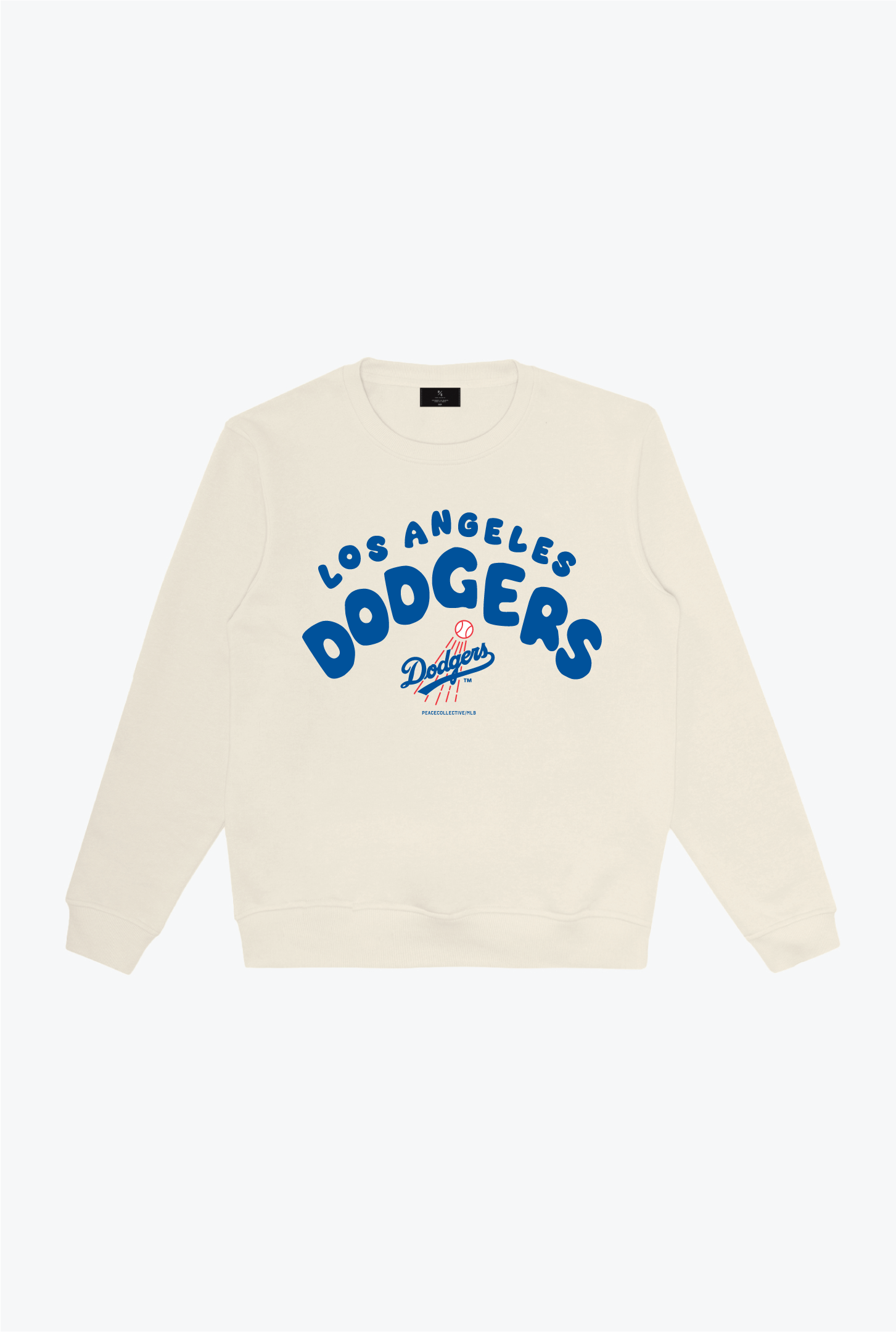 Los Angeles Dodgers Bubble Crewneck - Ivory