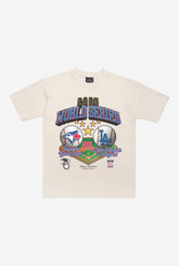 World Series 2025: Toronto Blue Jays vs LA Dodgers Heavyweight T-Shirt - Ivory