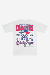 Toronto Blue Jays ALCS 2025 Champions Heavyweight T-Shirt - White
