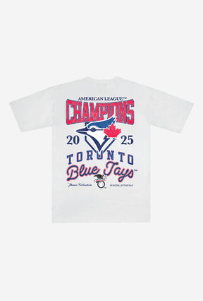 Toronto Blue Jays ALCS 2025 Champions Heavyweight T-Shirt - White