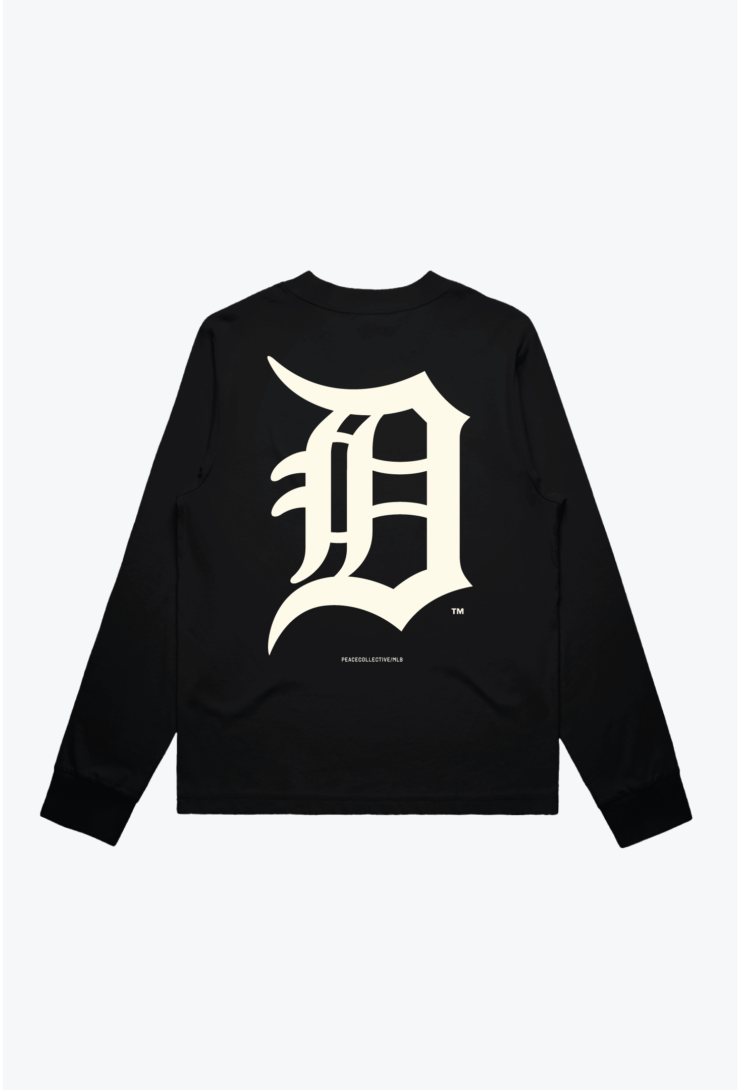 T-shirt à manches longues pour femme Detroit Tigers - Noir