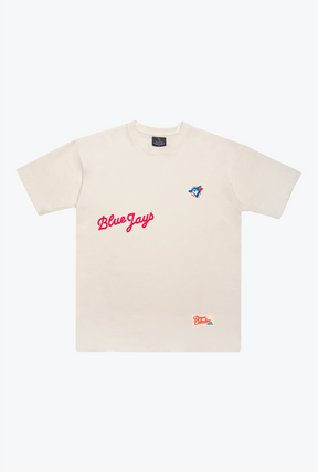 Toronto Blue Jays '92/'93 Champions Heavyweight T-Shirt - Ivory
