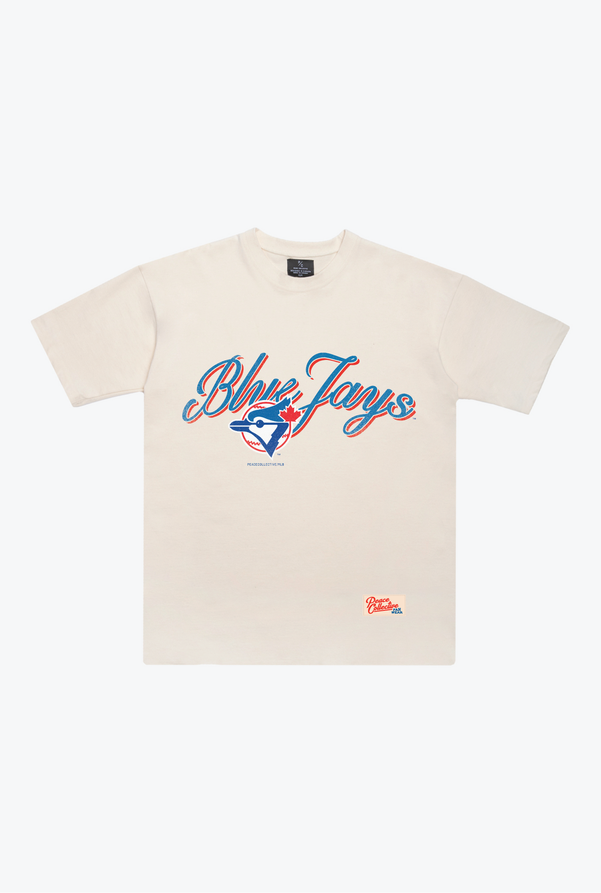 Toronto Blue Jays Vintage Graphic Heavyweight T-Shirt - Ivory