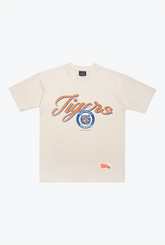 Detroit Tigers Vintage Heavyweight T-Shirt - Ivory