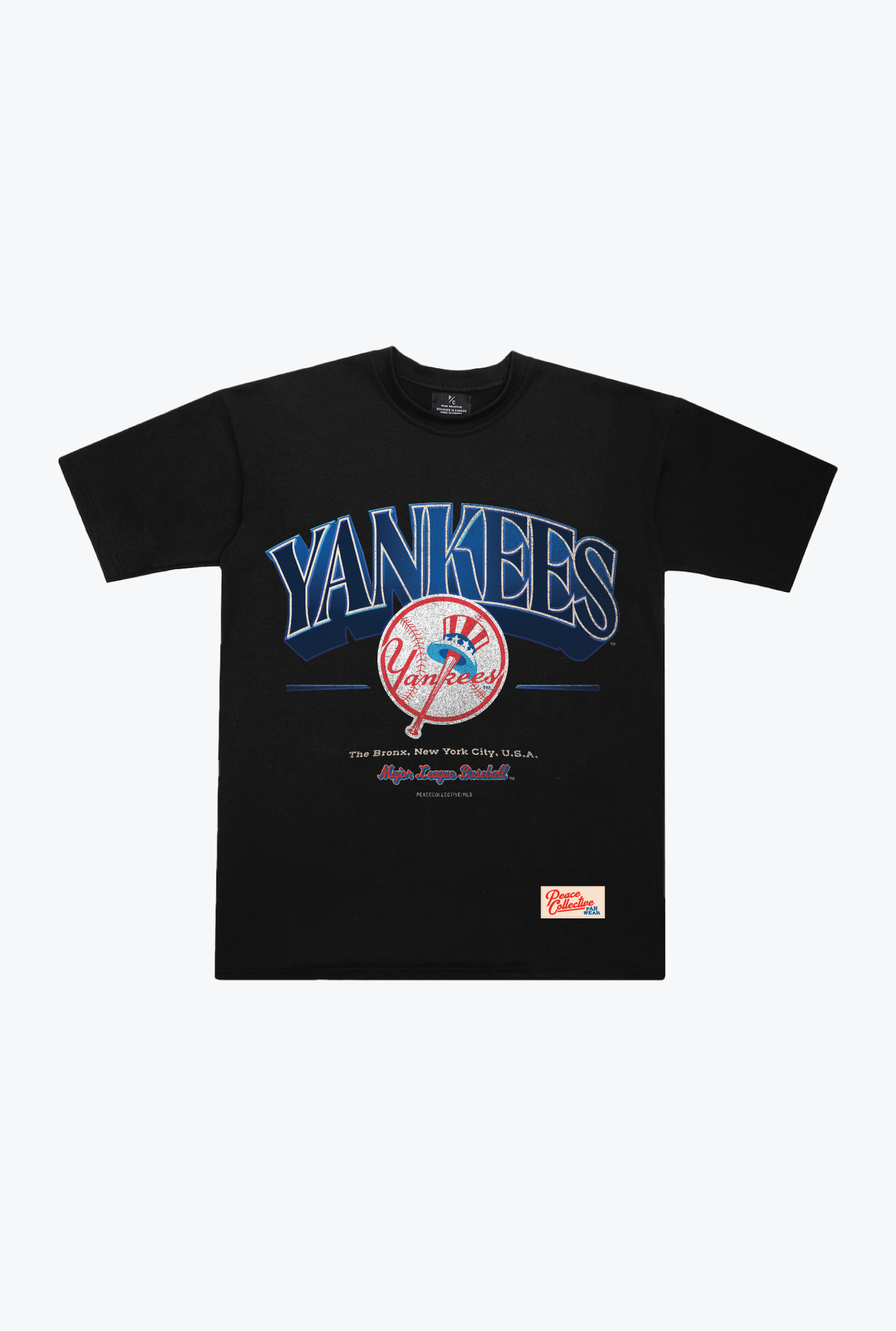 New York Yankees Vintage Graphic Heavyweight T-Shirt - Black