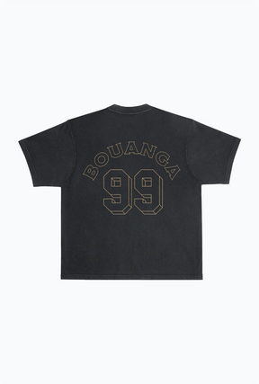 Denis Bouanga Vintage Heavyweight Garment Dyed T-Shirt - Black