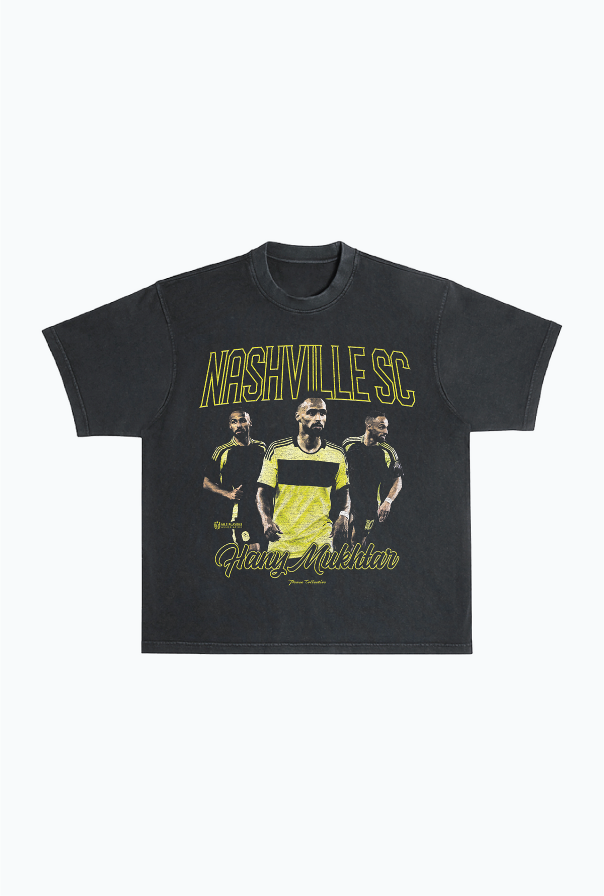 Hany Mukhtar Vintage Heavyweight Garment Dyed T-Shirt - Black