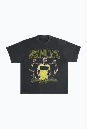 Hany Mukhtar Vintage Heavyweight Garment Dyed T-Shirt - Black